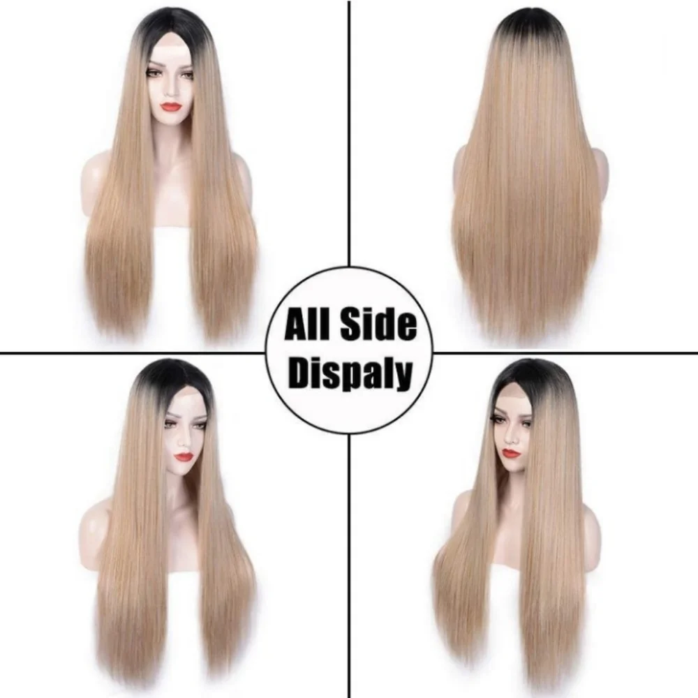 Blooming Hair Ombre Ash Blonde Synthetic W…